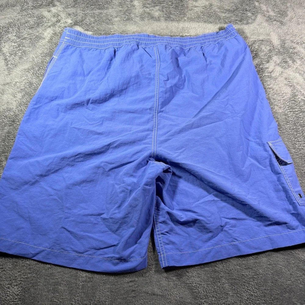 Polo Ralph Lauren Mens XL Blue Cargo Swim Trunks Lined Board Shorts Pony Logo